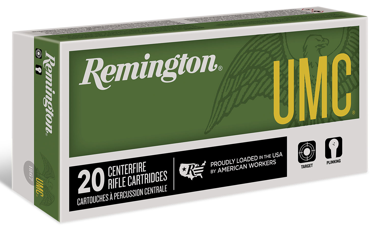 Remington Ammunition 23661 UMC  450Bushmaster 260gr Full Metal Jacket 20 Per Box/10 Case
