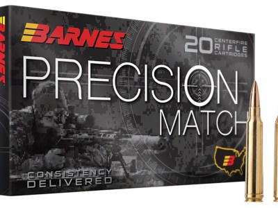 Barnes Bullets 30819 Precision Match  6.5PRC 145gr Open Tip Match Boat Tail 20 Per Box/10 Case