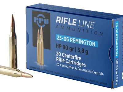 PPU PP2506H Standard Rifle  25-06Rem 90gr Hollow Point 20 Per Box/10 Case