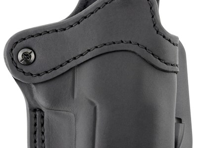 1791 Gunleather ORPDH24SBLR BH2.4 Optic Ready OWB 2.4 Stealth Black Leather Paddle Fits Walther PPQ/Sig P320/Springfield XD-M