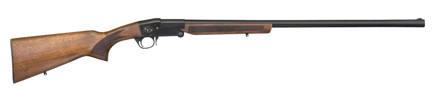 Charles Daly 930236 101  Full Size 410 Bore Break Open 3″ 1rd 26″ Black Steel Single Shot Barrel & Receiver, Fixed Walnut Stock, Beretta/Benelli Mobil Choke System