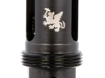Griffin Armament TMHC305824 Taper Mount Hammer Comp Black 17-4 Stainless Steel with 5/8″-24 tpi Threads, 1.94″ OAL & 1.08″ Diameter for 30 Cal
