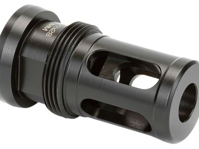 Griffin Armament TMCH22C1228 Taper Mount Hammer Comp Black Stainless Steel with 1/2″-28 tpi Threads, 1.94″ OAL & 1.08″ Diameter for 22 Cal