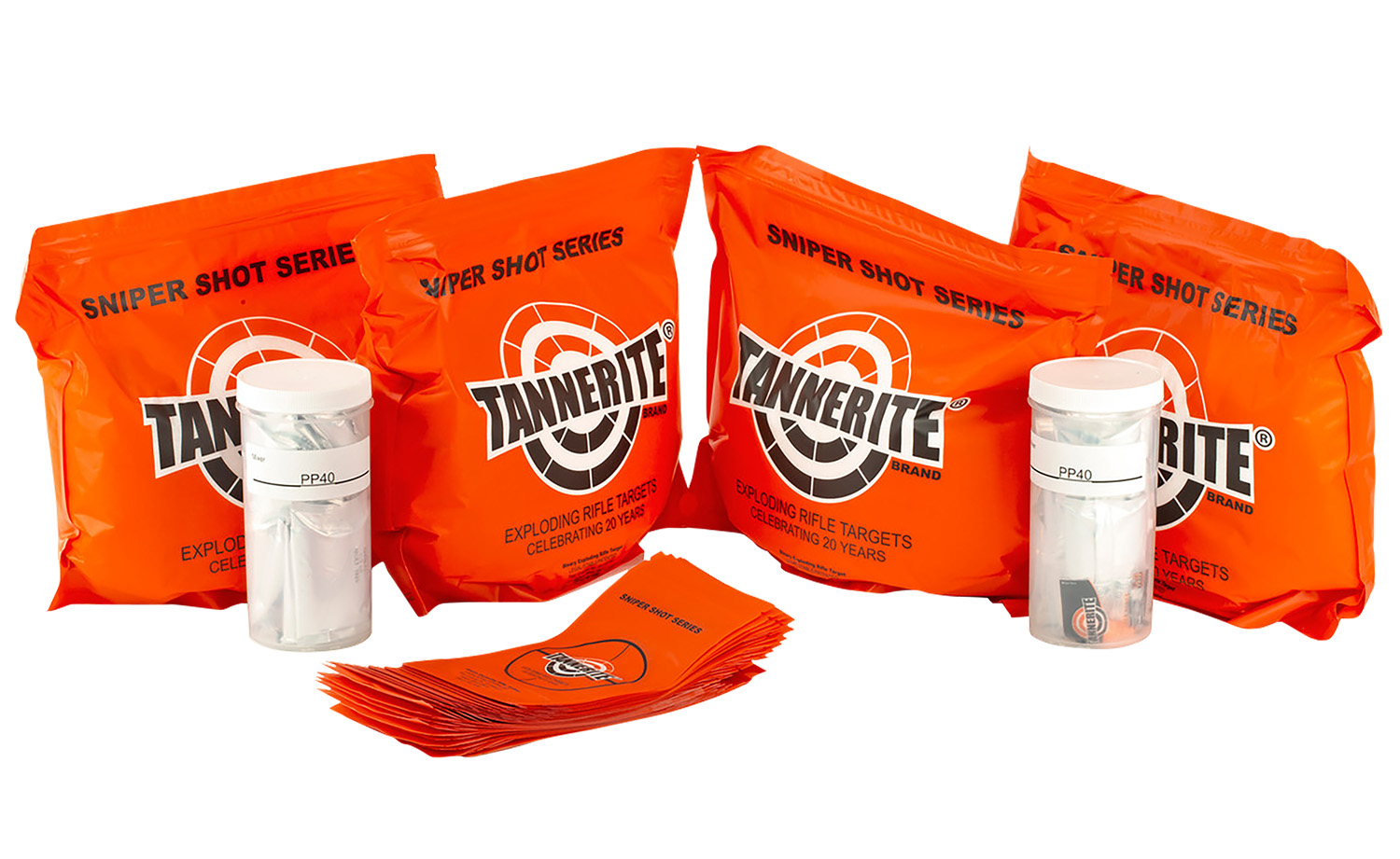 Tannerite PP40 Sniper Shot  Impact Enhancement Explosion Centerfire Rifle Firearm 0.50 lb 40 Targets