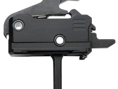 Rise Armament T017FBLK RA-140 Super Sporting Black Hardcoat Anodized Flat Trigger Single-Stage 3.50 lbs Draw Weight Fits AR-Platform Right Hand