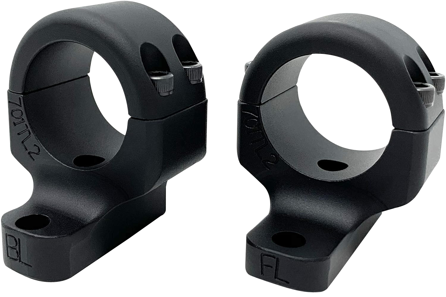 DNZ 701TL2 Game Reaper 2 Scope Mount/Ring Combo Matte Black 1″ Howa