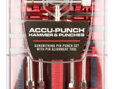 Real Avid AVHPS Accu-Punch Hammer & Punches Steel Red Rubber Handle