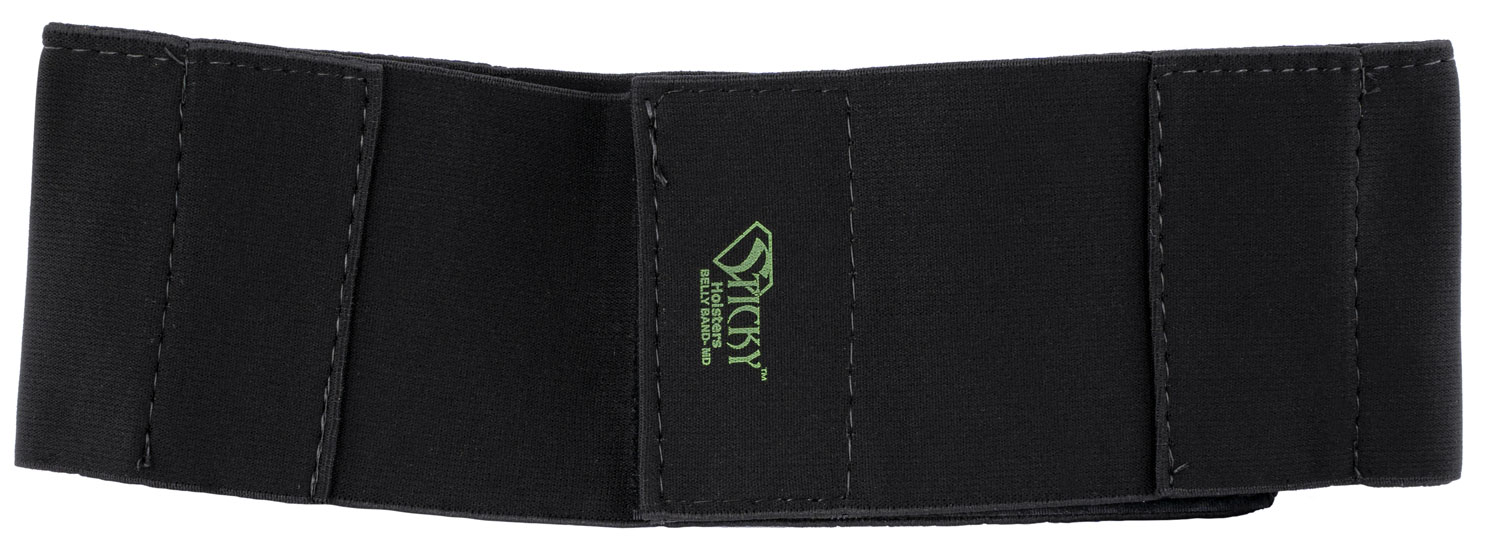 Sticky Holsters BBMD Belly Band  Black Medium Elastic 32″-42″