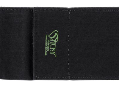 Sticky Holsters GHBMD Guard Her  Garter Size Medium Black Elastic