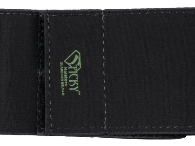 Sticky Holsters GHBTLG Guard Her  Garter Size Large Black Elastic