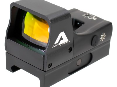 Aim Sports RT5C1 Compact Reflex Sight  Matte Black 1x27mm 3.5 MOA Red Dot