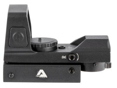 Aim Sports RT503F Full-Size Reflex Sight  Matte Black 1x33mm Red/Green Multi Reticle