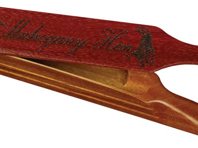 Woodhaven WH345 Mahogany Hen  Box Call Turkey/Hen Sounds Attracts Turkeys Mahogany Wood