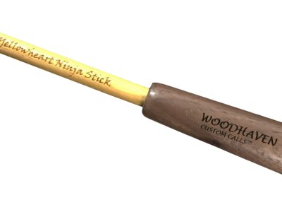 Woodhaven WH085 Ninja Stick  Striker Call Attracts Turkeys Natural Walnut