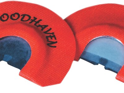 Woodhaven WH197 Toxic Orange  Diaphragm Call 2.5 Reed Turkey Hen Sounds Attracts Turkeys Orange