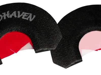 Woodhaven WH303 Red Ninja Reverse Hammer Diaphragm Call Triple Reed Attracts Turkeys Black