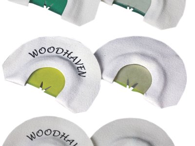 Woodhaven WH016 Top 3 Pro Pack Diaphragm Call Triple Reed Attracts Turkeys White 3 Per Pkg