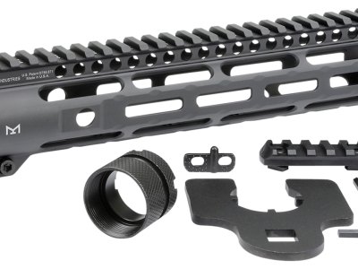 Midwest Industries MISLH105 Slimline  AR-15 Black Hardcoat Anodized Aluminum/Polymer 10.50″ Picatinny/M-LOK
