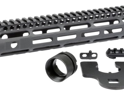 Midwest Industries MISLH12625 Slimline  AR-15 Black Hardcoat Anodized Aluminum/Polymer 12.625″ Picatinny/M-LOK