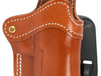 1791 Gunleather ORPDH24CBRR BH2.4 Optic Ready OWB 2.4 Classic Brown Leather Paddle Fits Walther PPQ/Sig P320/Springfield XD-M
