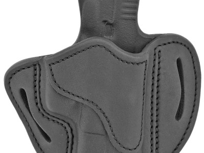 1791 Gunleather ORBH21SBLR BH2.1 Optic Ready OWB Size 2.1 Stealth Black Leather Belt Slide Compatible w/Glock 17/S&W M&P Shield/Springfield XD Right Hand