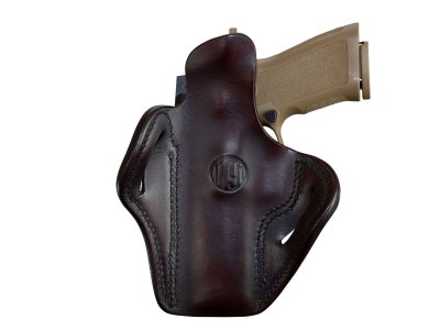 1791 Gunleather ORBH24SBRR BH2.4 Optic Ready OWB 2.4 Signature Brown Leather Belt Slide Fits Walther PPQ/Sig P320/Springfield XD-M Right Hand