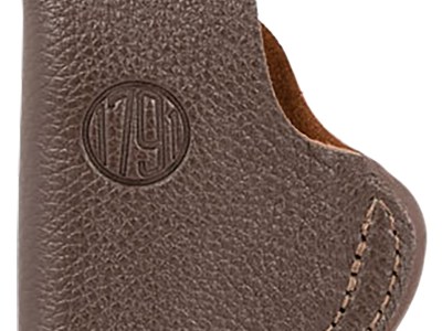 1791 Gunleather FCD1BRWR Fair Chase  IWB Size 01 Classic Brown Deer Hide Belt Clip Fits Ruger LCP 380/S&W Bodyguard Right Hand