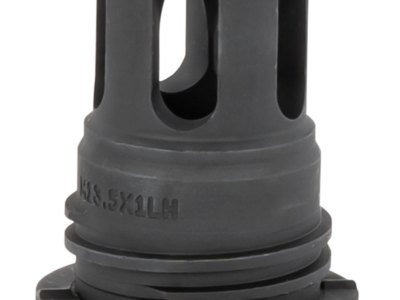 Yankee Hill 4315M13LA Mini QD Flash Hider Black Phosphate M13.5x 1 LH Threads 2.13″ OAL for 5.56x45mm NATO AR-Platform