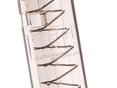 ETS Group GLK43X Pistol Mags  10rd 9mm Luger Compatible w/ Glock 43X/48 Clear Polymer