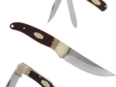 OLD TIMER FIXED/2 FOLDER COMBO – SAWCUT HANDLE GIFT TIN Q4 25′