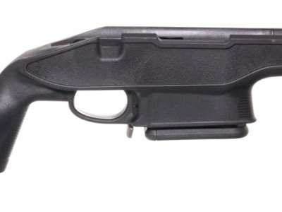 Archangel AA1500SA Precision Stock  Black Synthetic Fixed with Adjustable Cheek Riser for Weatherby Vanguard; Howa 1500 Short Action Includes Mag
