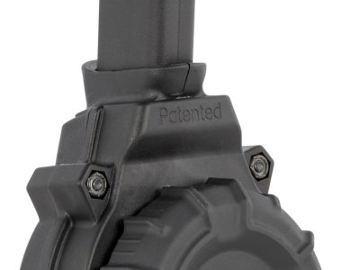 ProMag DRMA20 Standard  50rd Drum 9mm Luger Compatible w/Glock 43X/48 Black DuPont Zytel Polymer