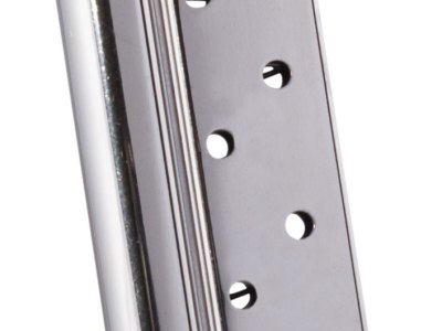 Mec-Gar MGCGGOV38N 1911 Government 9rd 38 Super, Nickel Carbon Steel