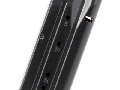 Mec-Gar MGWIT9LFAFC Tanfoglio 17rd 9mm Luger, Fits Tanfoglio Witness Large Frame Blued w/Anti-Friction Coating Carbon Steel