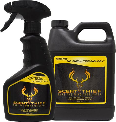SCENT THIEF FIELD SPRAY COMBO – PACK 12OZ W/32OZ REFILL