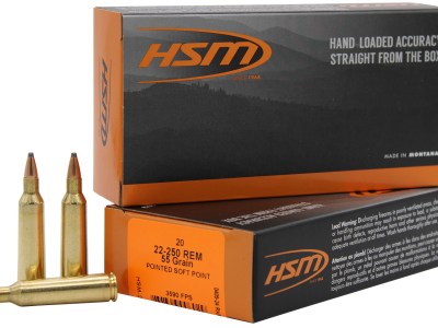 HSM 222504N Varmint  22-250 Rem 55 gr Soft Point 20 Per Box/ 25 Case