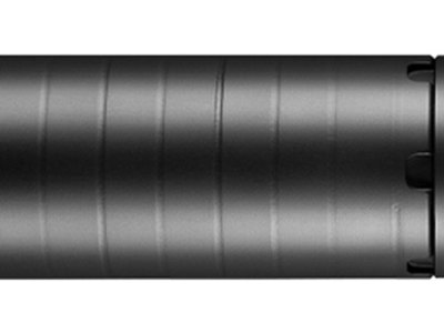 Dead Air WOLFMAN Wolfman Modular 9mm Luger 1.61″ Black Cerakote 17-4 Stainless Steel 1/2″-28 tpi