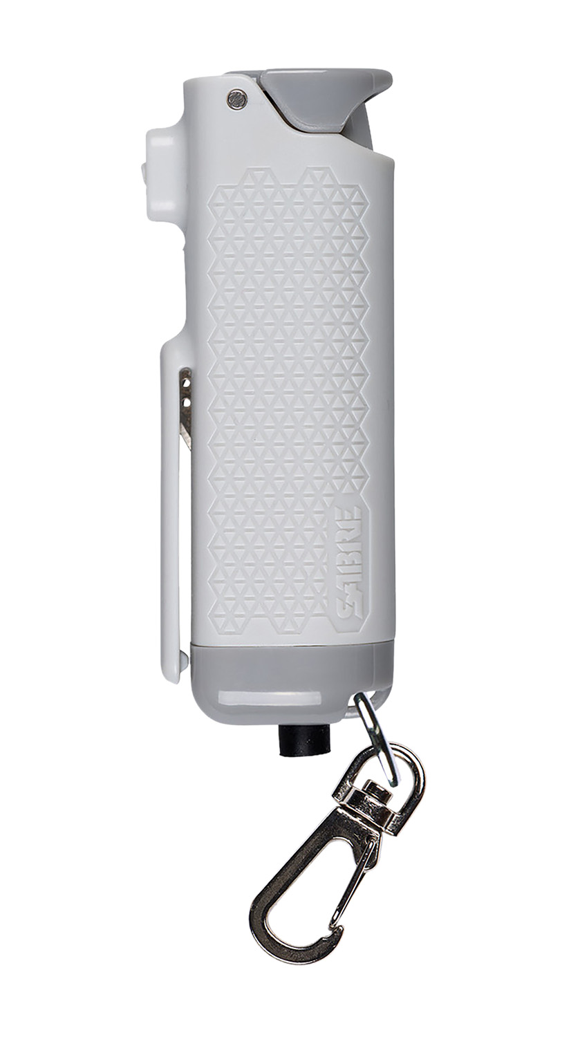 Sabre SELG01 Safe Escape 3-in-1 Automotive Tool Gray Polymer Distance 10 ft Features Glass Breaker/Pepper Gel/Seat Belt Cutter