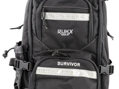 Rukx Gear ATICTSURB Survivor Backpack Black 600D Polyester