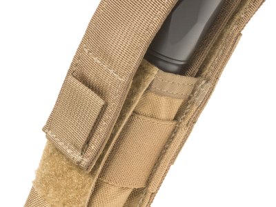 Tacshield T4001CY Suppressor/Light Pouch  Cordura 1000D Nylon Coyote