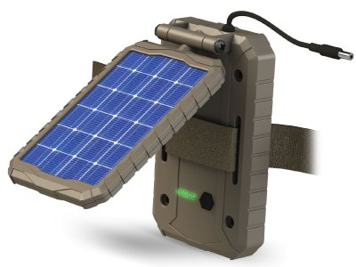 Stealth Cam STCSOLP Sol-Pak  Fits Wireless/Cellular Trail Camera 12 Volt Li-ion Battery Brown