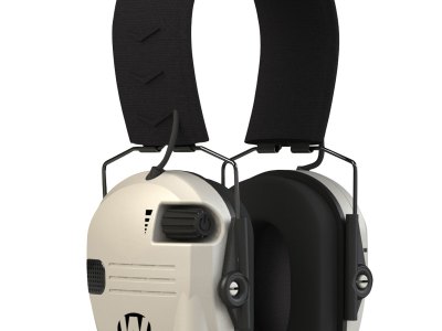 Walker’s GWPDRSEM Razor PRO Digital Electronic Muff 23 dB Over the Head Bone/Black Polymer