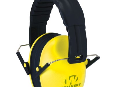 Walker’s GWPFKDMYL Baby & Kids Folding Muff 23 dB Over the Head Yellow/Black Polymer