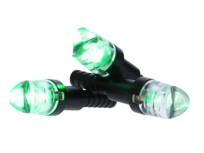 NAP NAPILLNGR Thunderglo Illuminated Nock Green Polycarbonate Aluminum Shaft/ 6 Pack