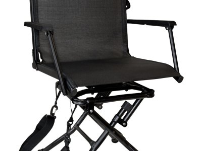 Muddy MUDMGS400 Swivel Ease  Ground Seat Black Steel