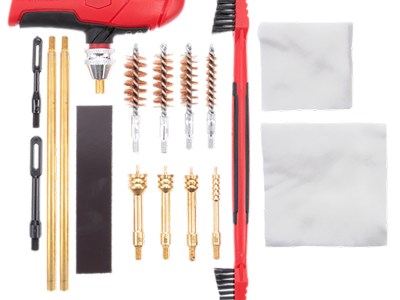 Birchwood Casey HNDGCLNK Handgun Cleaning Kit 16 Pieces Black/Red