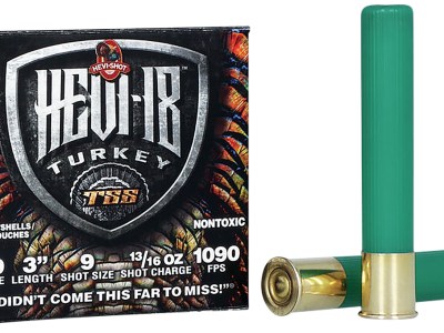 HEVI-Shot HS1009 HEVI-18 TSS Turkey 410Gauge 3″ 13/16oz Tungsten 9Shot 5 Per Box/10 Case