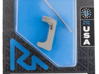 Rival Arms RA72S001D Magazine Release  Extended Dark Gray Aluminum for Sig P320