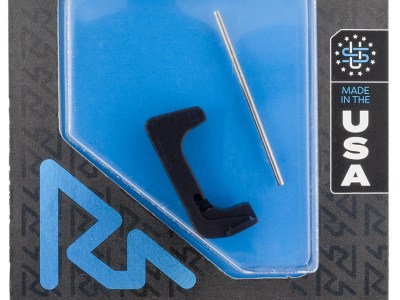 Rival Arms RA72G003A Magazine Release  Extended Black Anodized Aluminum for Glock 43