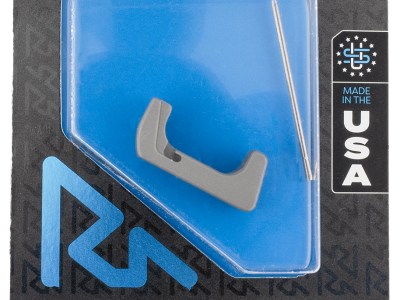 Rival Arms RA72G003D Magazine Release  Extended Silver Aluminum for Glock 43